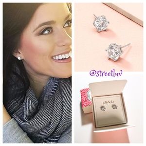 stella & dot ~ sparkle studs in silver